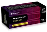 Аторвастатин Медисорб, таблетки покрытые пленочной оболочкой 10 мг 90 шт